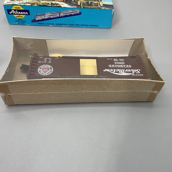 Vintage HO Athearn Bev-Bel Seaboard 19663 40’ Boxcar Train Car Kit Silver Meteor - Picture 3 of 9